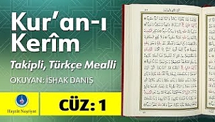 1. Cüz - İshak Danış, Takipli ve Türkçe Mealli 